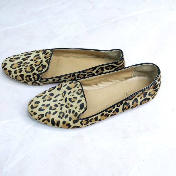 J.CREW Shoes - J. Crew Factory Cora Calf Hair Leopard Loafers